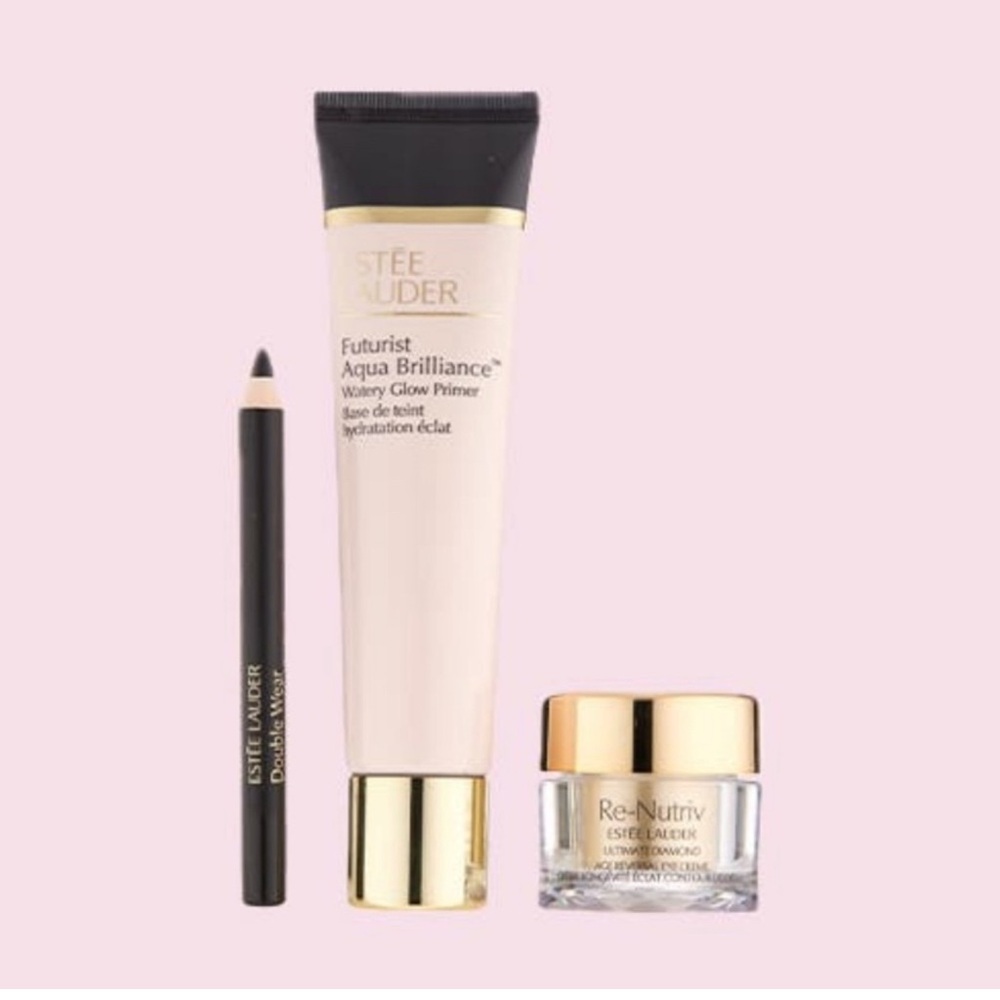 Estée Lauder 3 piece beauty bundle with Eye Liner, Primer & Re-Nutriv Eye Creme